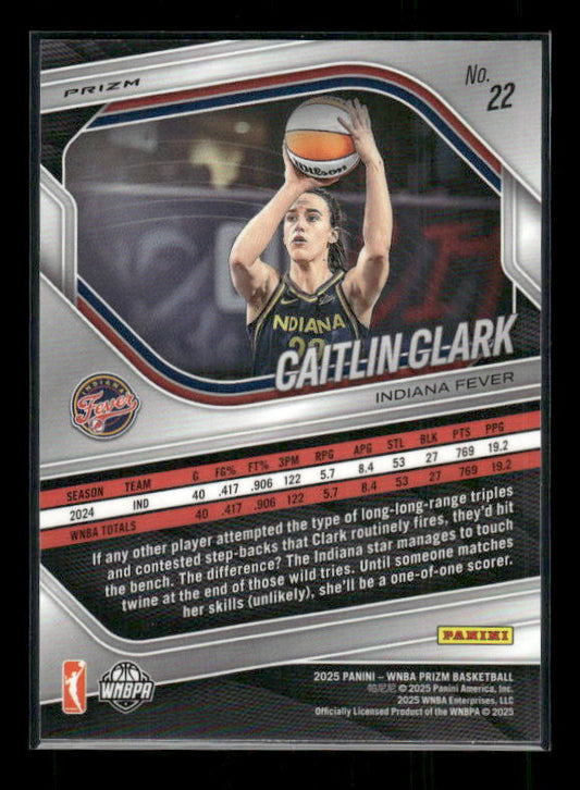 Caitlin Clark - 2025 Prizm WNBA - Silver Prizm