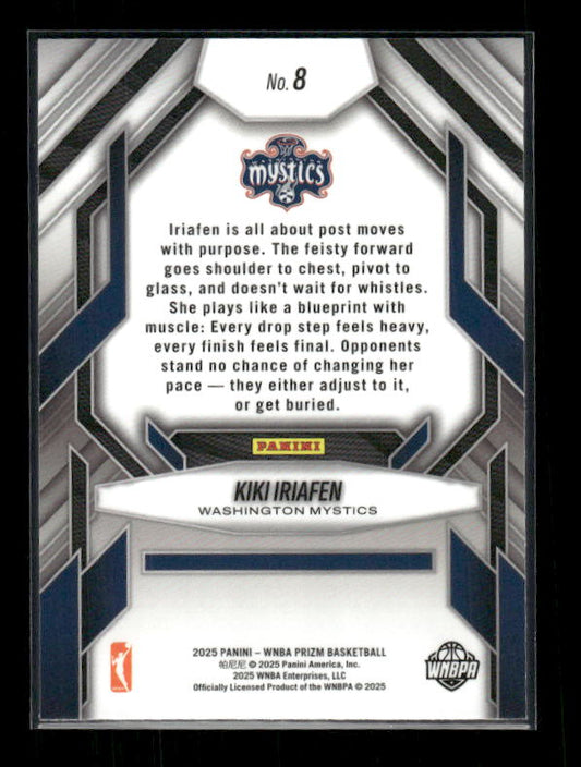 Kiki Iriafen - 2025 Prizm WNBA - Fearless - Rookie