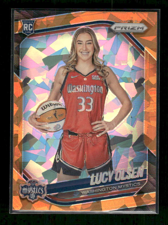 Lucy Olsen - 2025 Prizm WNBA - Orange Ice Prizm - Rookie Variation