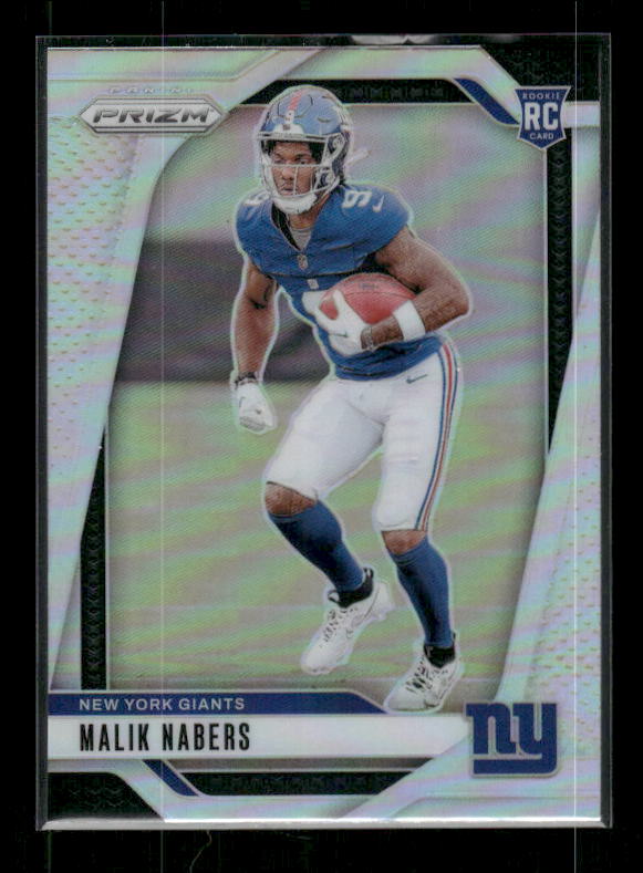 Malik Nabers - 2024 Panini Prizm - Silver Prizm - Rookie
