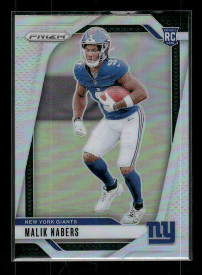 Malik Nabers - 2024 Panini Prizm - Silver Prizm - Rookie