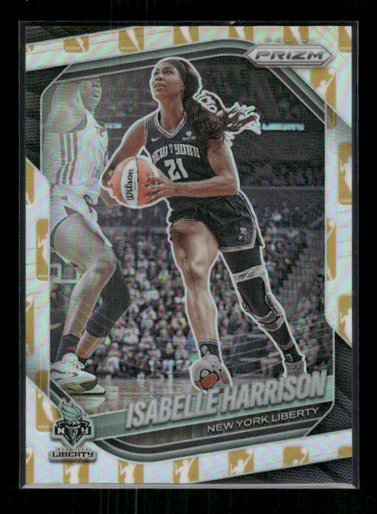 Isabelle Harrison - 2025 Prizm WNBA - WNBA Logo Gold Prizm /10