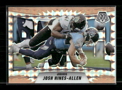 Josh Hines Allen - 2025 Mosaic Football - Orange Fluorescent BANG