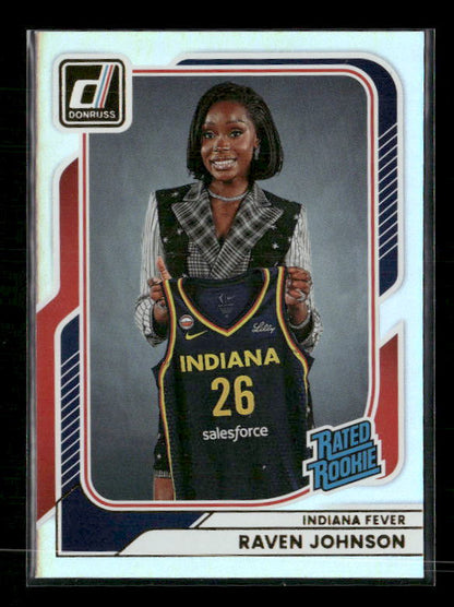 Raven Johnson - 2026 Donruss WNBA - Holo - Rated Rookie