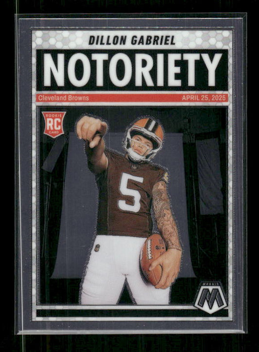 Dillon Gabriel - 2025 Mosaic Football - Notoriety - Rookie