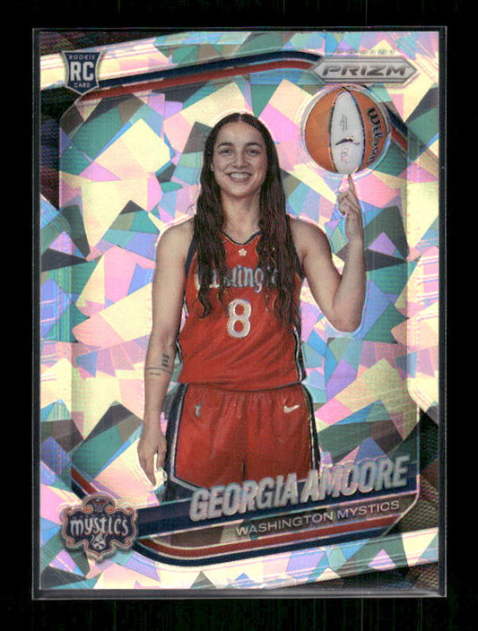 Georgia Amoore - 2025 Prizm WNBA - Ice Prizm - Rookie Variation