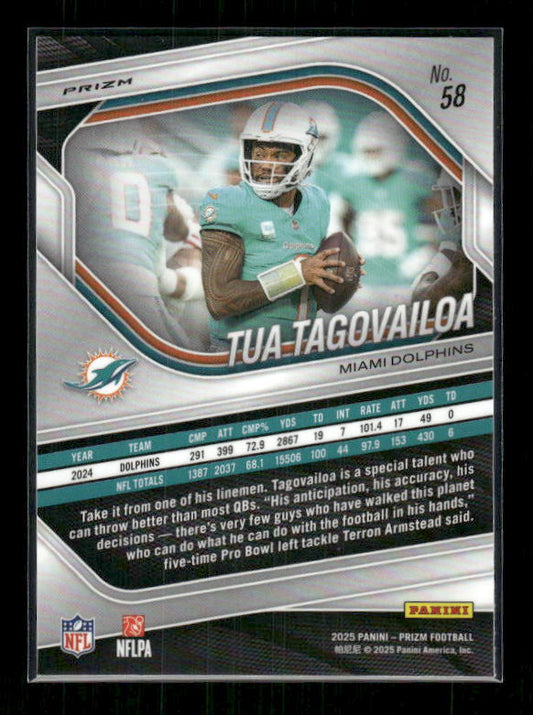 Tua Tagovailoa - 2025 Prizm Football - White Disco