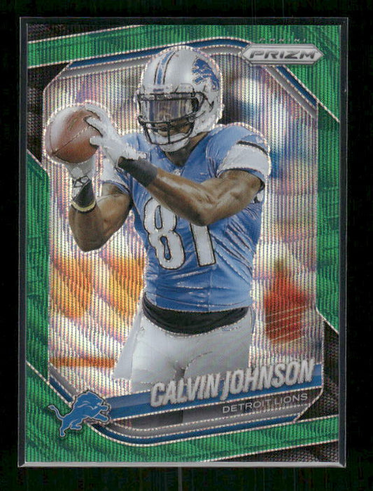Calvin Johnson - 2025 Prizm Football - Green Wave