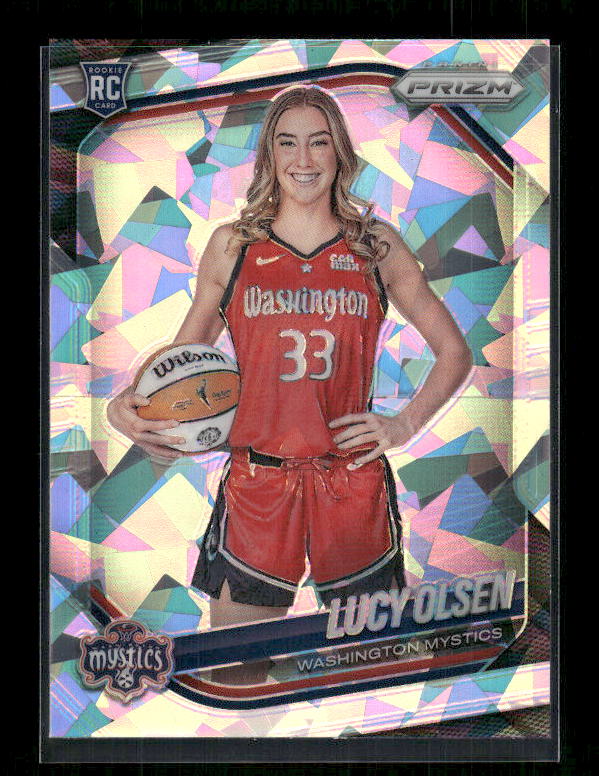 Lucy Olsen - 2025 Prizm WNBA - Ice Prizm - Rookie Variation