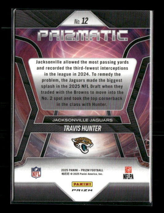 Travis Hunter - 2025 Prizm Football - Green Wave Prizmatic