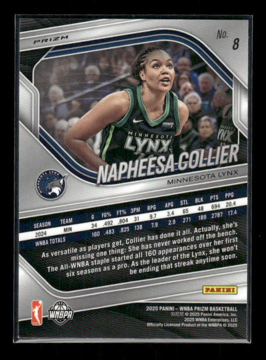 Napheesa Collier - 2025 Prizm WNBA - White Seismic