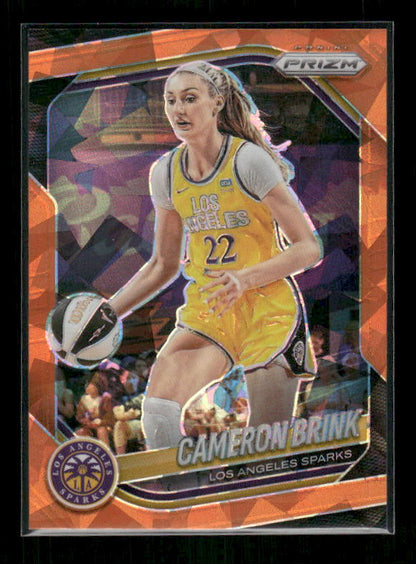 Cameron Brink - 2025 Prizm WNBA - Orange Ice