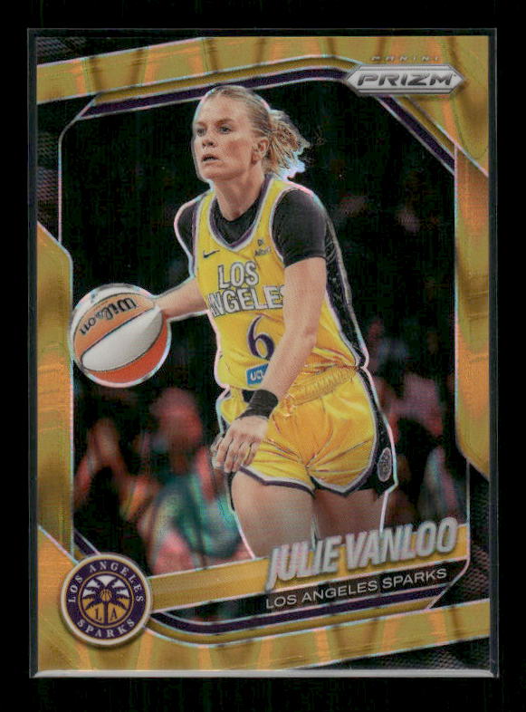 Julie Vanloo - 2025 Prizm WNBA - Gold Seismic /10