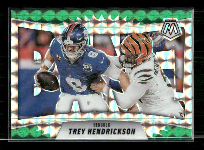 Trey Hendrickson - 2025 Mosaic Football - Green Mosaic BANG