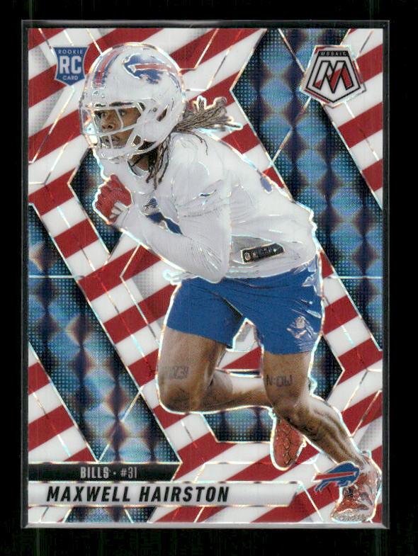 Maxwell Hairston - 2025 Mosaic Football - Red White Stripe - Rookie
