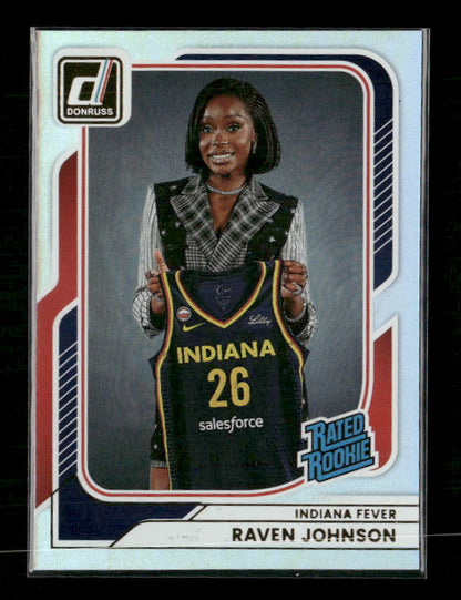Raven Johnson - 2026 Donruss WNBA - Holo - Rated Rookie