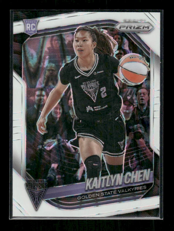 Kaitlyn Chen - 2025 Prizm WNBA - White Seismic - Rookie