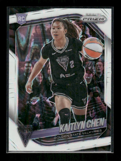 Kaitlyn Chen - 2025 Prizm WNBA - White Seismic - Rookie