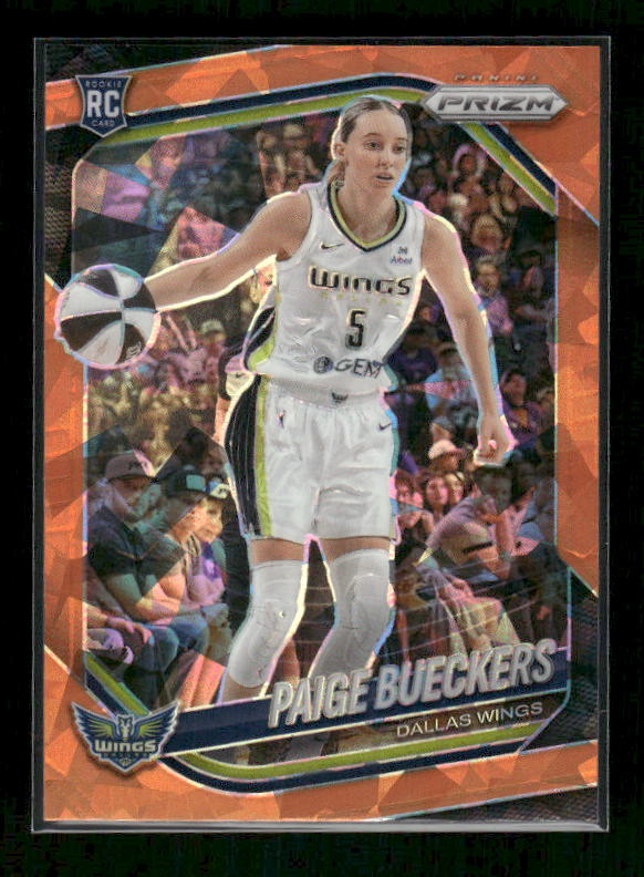 Paige Bueckers - 2025 Prizm WNBA - Orange Ice Prizm - Rookie