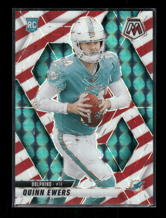 Quinn Ewers - 2025 Mosaic Football - Red White Stripe - Rookie