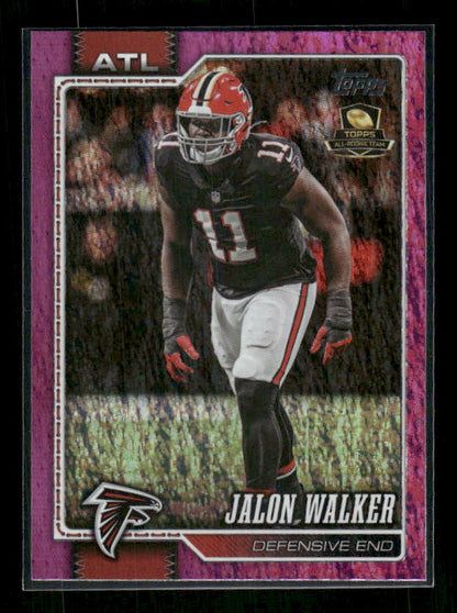 Jalon Walker - 2026 Topps Flagship Football - Pink Diamante Foil - All Rookie Team