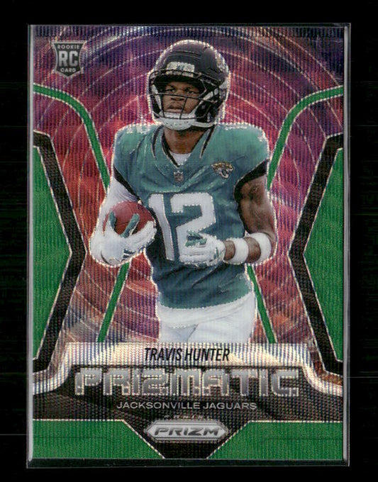 Travis Hunter - 2025 Prizm Football - Green Wave Prizmatic