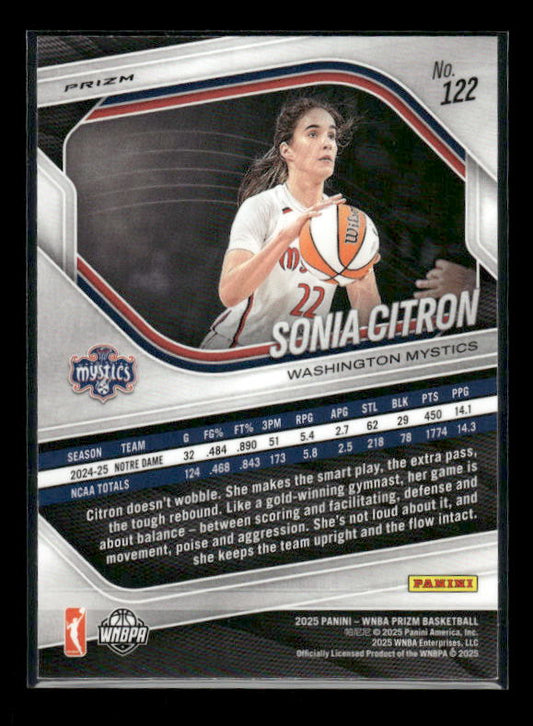 Sonia Citron - 2025 Prizm WNBA - WNBA Logo Prizm - Rookie