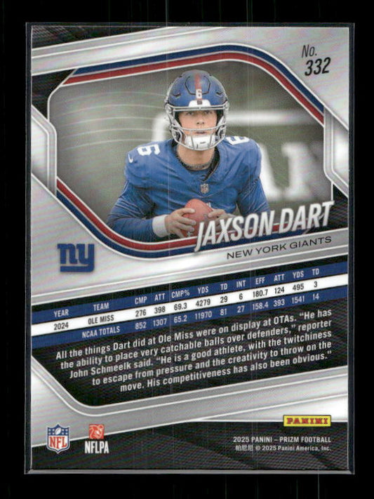Jaxson Dart - 2025 Prizm Football - Rookie