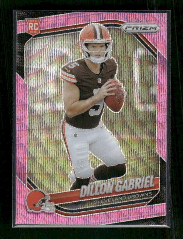 Dillon Gabriel - 2025 Prizm Football - Pink Wave - Rookie