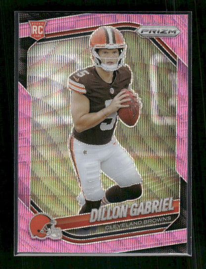 Dillon Gabriel - 2025 Prizm Football - Pink Wave - Rookie