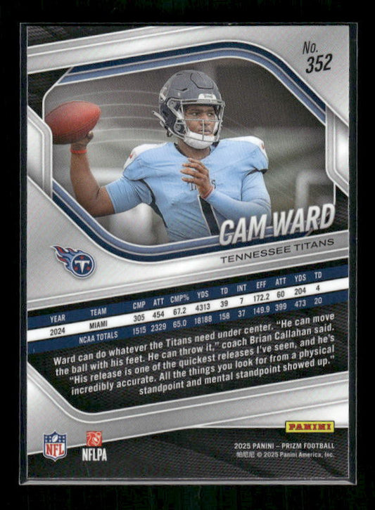 Cam Ward - 2025 Prizm Football - Rookie