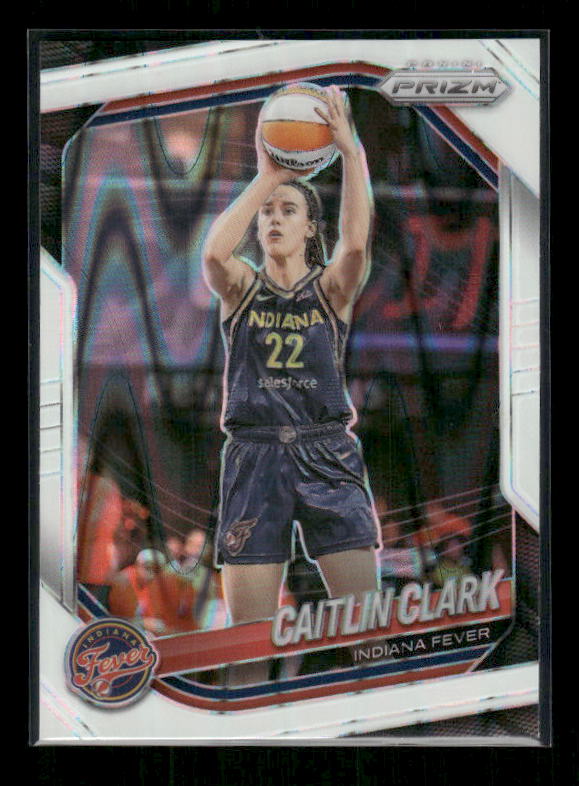 Caitlin Clark - 2025 Prizm WNBA - White Seismic
