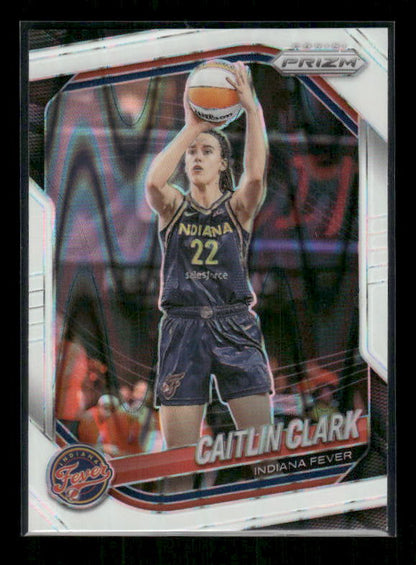 Caitlin Clark - 2025 Prizm WNBA - White Seismic