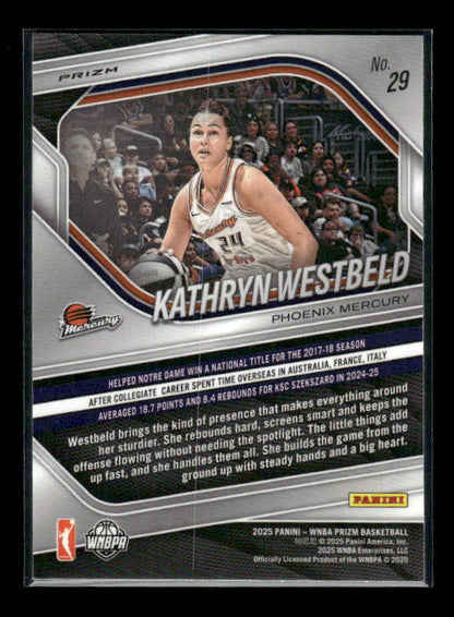 Kathryn Westbeld - 2025 Prizm WNBA - WNBA Logo Prizm - Rookie