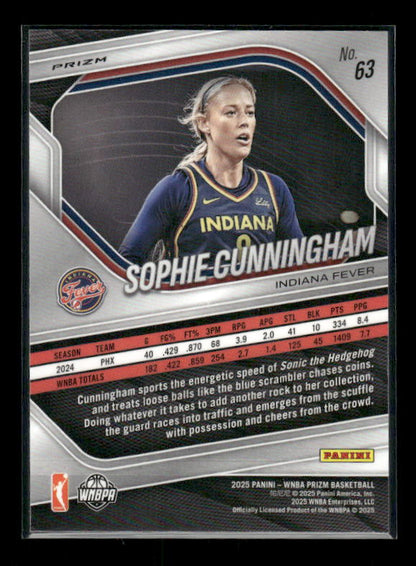 Sophie Cunningham - 2025 Prizm WNBA - White Seismic