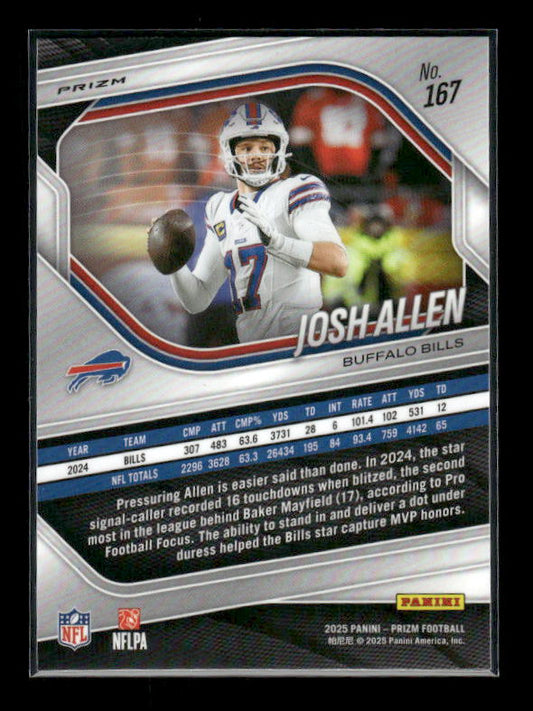 Josh Allen - 2025 Prizm Football - White Disco