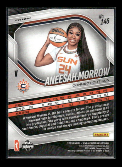 Aneesah Morrow - 2025 Prizm WNBA - WNBA Logo Prizm - Rookie Variation