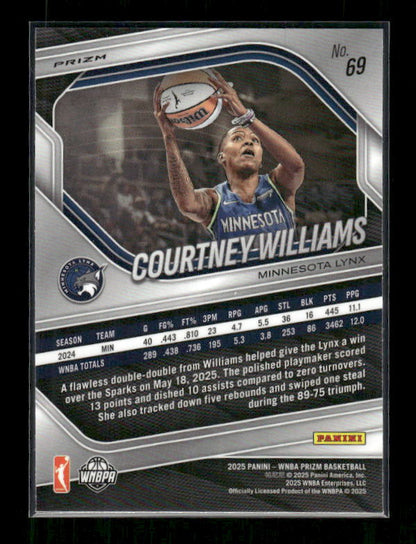 Courtney Williams - 2025 Prizm WNBA - WNBA Logo Prizm