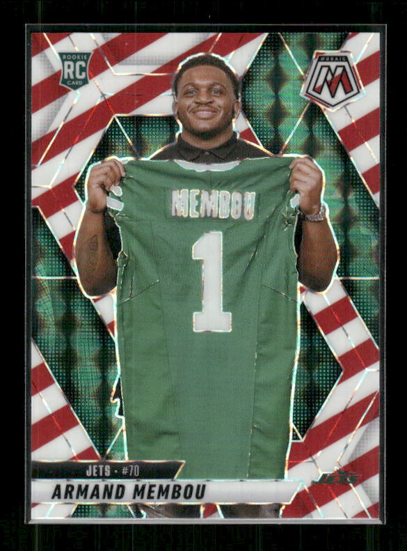 Armand Membou - 2025 Mosaic Football - Red White Stripe - Rookie