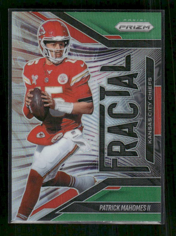 Patrick Mahomes II - 2025 Prizm Football - Green Fractal
