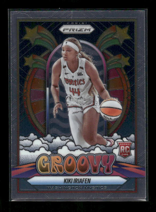 Kiki Iriafen - 2025 Prizm WNBA - Groovy - Rookie