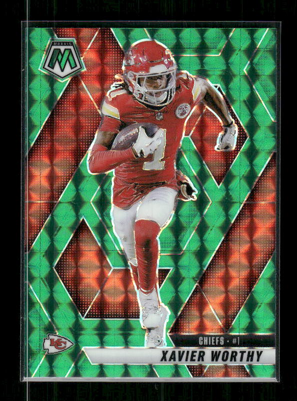 Xavier Worthy - 2025 Mosaic Football - Green Mosaic