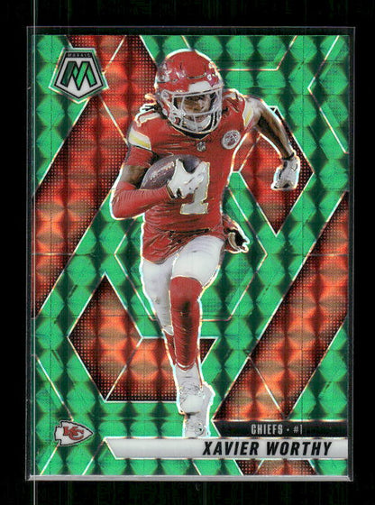 Xavier Worthy - 2025 Mosaic Football - Green Mosaic