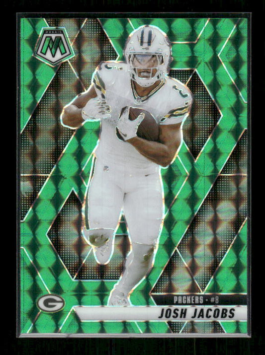 Josh Jacobs - 2025 Mosaic Football - Green Mosaic