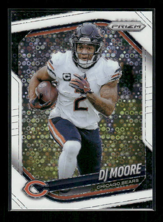 DJ Moore - 2025 Prizm Football - White Disco