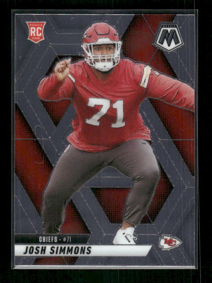Josh Simmons - 2025 Mosaic Football - Rookie
