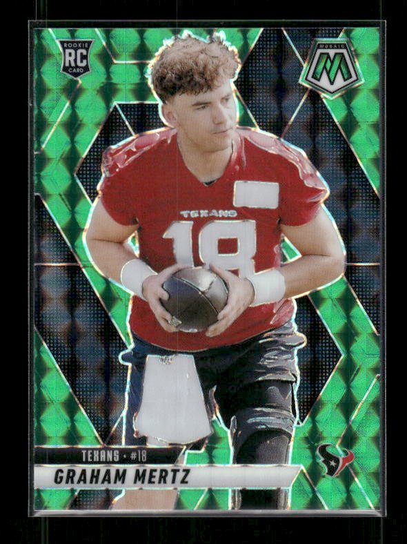 Graham Mertz - 2025 Mosaic Football - Green Mosaic - Rookie