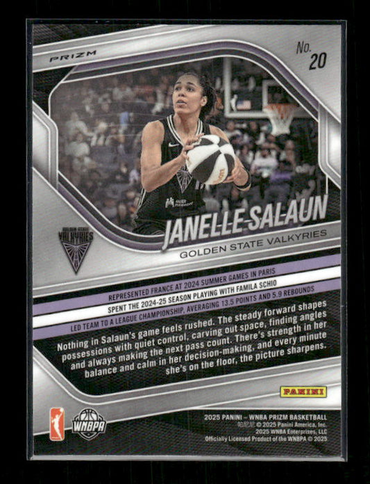 Janelle Salaun - 2025 Prizm WNBA - Ice Prizm - Rookie