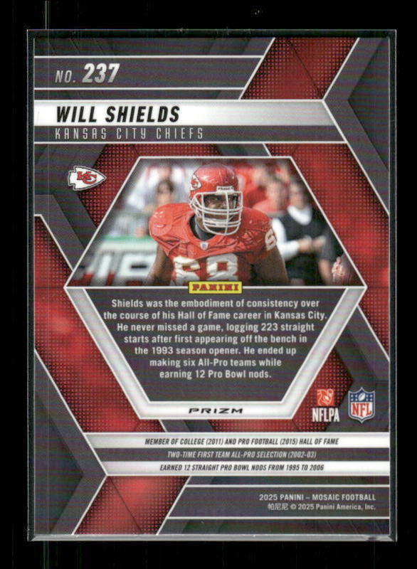 Will Shields - 2025 Mosaic Football - Green Mosaic