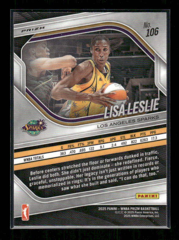 Lisa Leslie - 2025 Prizm WNBA - WNBA Logo Prizm